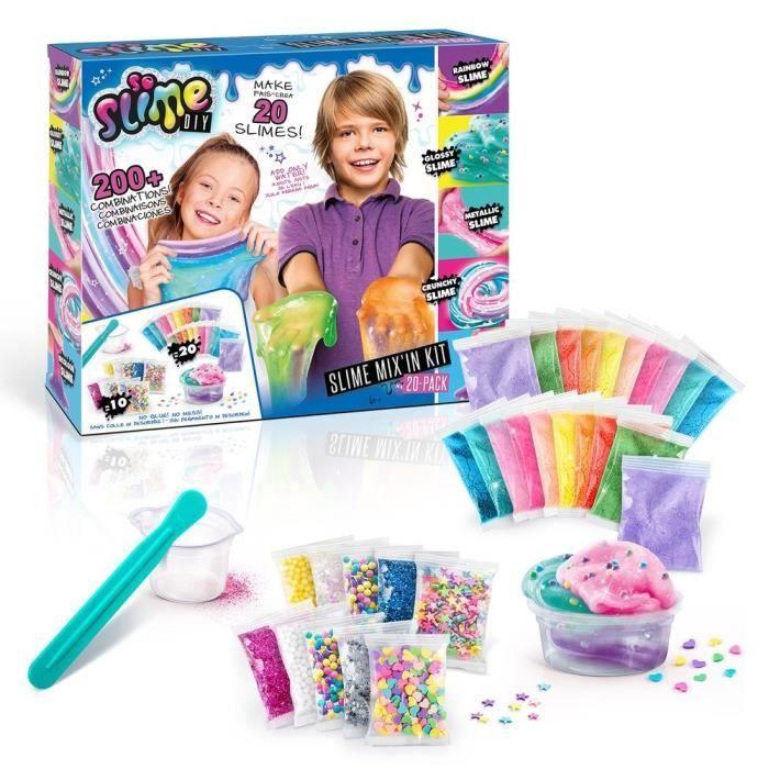 Kit de fabrication de 20 Slimes - CANAL TOYS - Violet - Pour enfants à partir de 6 ans
