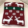 New Christmas atmosphere scarf women's winter Korean retro red plaid with warm long shawl scarf