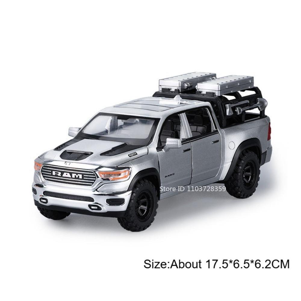 1:32 GB RAM Tacoma Modell Pickup Spielzeug Metall Druckguss Miniatur Geländefahrzeuge Geräusch Licht Rückzieher Türen zu öffnen Büro Dekoration
