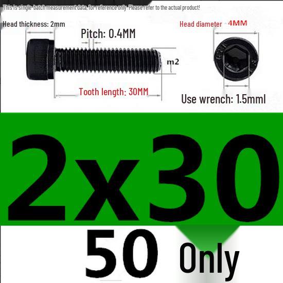 High-Strength Grade 12.9 Internal Hex Head Screws M1.4-M20