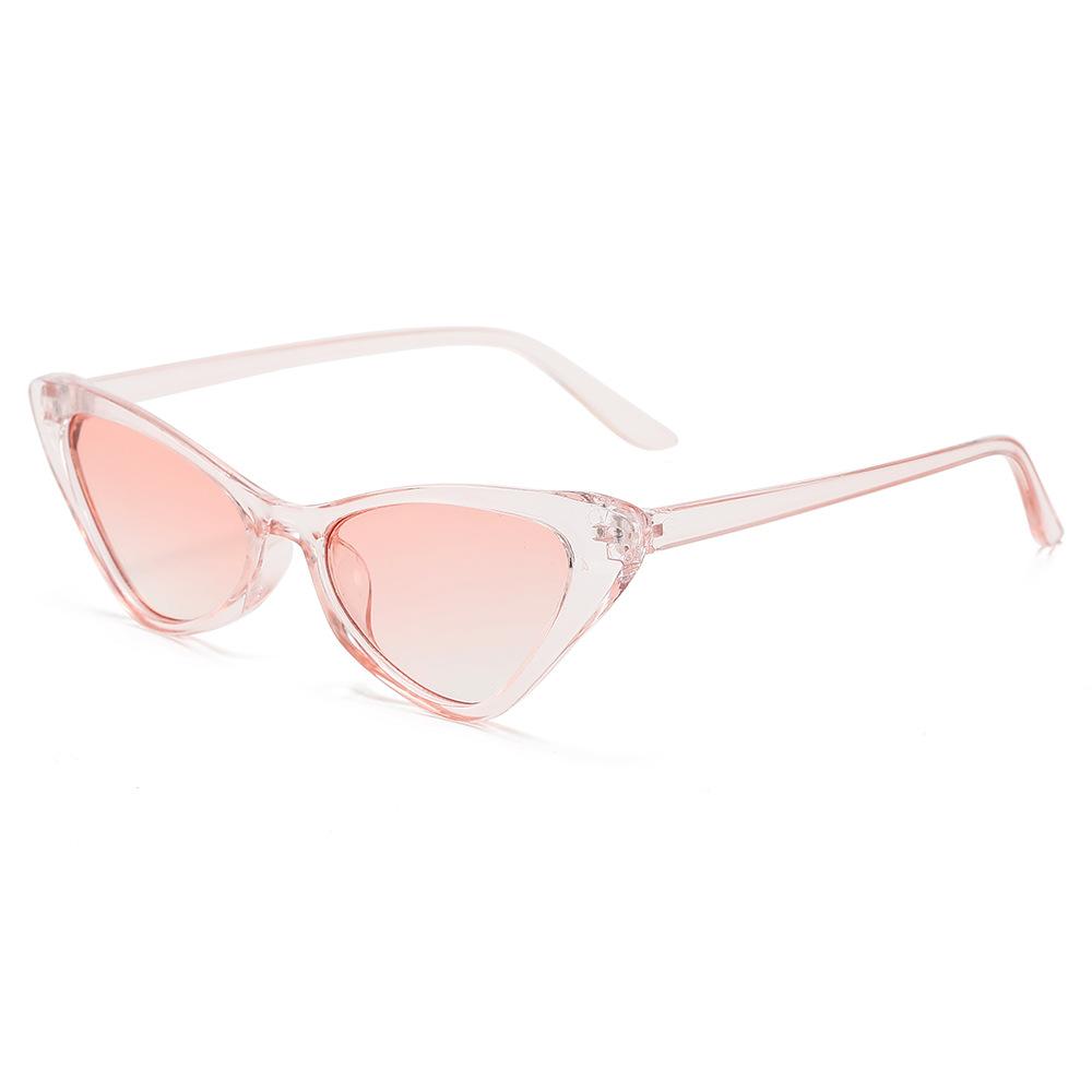 Cute Sexy Vintage Cat Eye Sunglasses Woman Small Black White Triangle Retro Ladies Sun Glasses Leopard Female Oculos De Sol