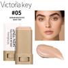 6 Farben Abdeckstift-Palette - Deckt Makel Akne Narben ab, Primer BB Cream Foundation Stick, Langanhaltendes Natürliches Finish Gesichts-Make-up für Alle Hauttypen