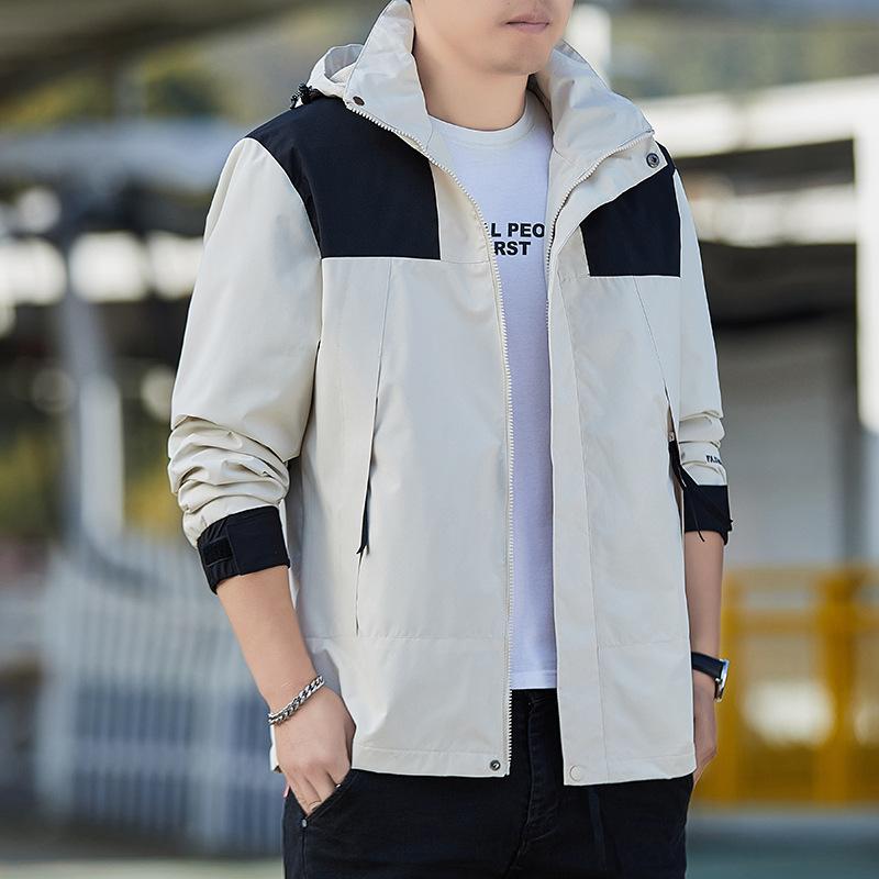 Jacket Men's Trendy Brand Jacket Men's and Women's Spring and Autumn New Sports Trench Coat Couple Outdoor Mountaineering Suit