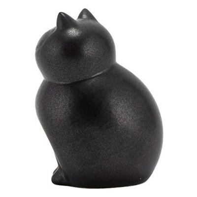 Lisa Larson Cat Mia Black Mini Ceramic Figurine Japan FS