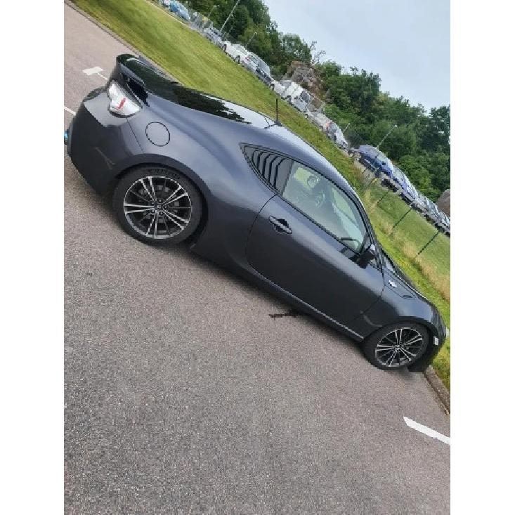 Rear Window Triangle Louver Shutter Spoiler Panel Cover For Subaru BRZ For Toyota 86 GT86 2013 2014 2015 -  Car Accessories