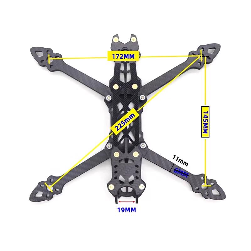 Xinyuantuo MAK4 7-inch Carbon Fiber FPV Drone Frame