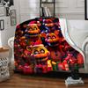 Christmas Horror Icons Blanket Soft Throw Blanket For Home Bedroom Bed Sofa Travel Office Solid Christmas Blanket
