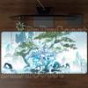 HD Printing Qingxiao Wuthering Waves WuWa Mousepad PC Gaming Keyboard Large Non-slip Base Rubber Desk Mat Anime Sexy Girl Carpet