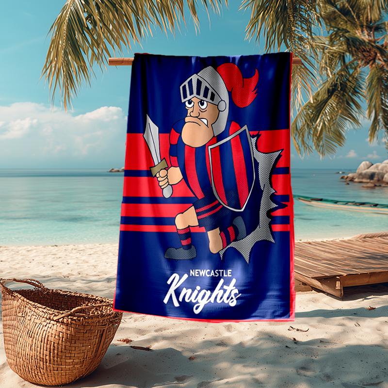 Knights Fashion Beach Towel: Ideal for Summer Adventures Soft, absorbent and quick drying suitable for swimming and bathing