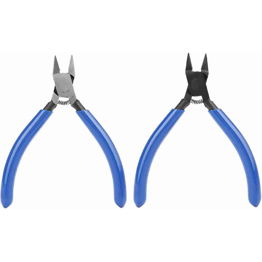 4" Mini Electrical Diagonal Pliers Cable Pliers High Hardness Wire Cable Snips Flush Cutter Snips Cutting Nippers Tools (1 PCS)