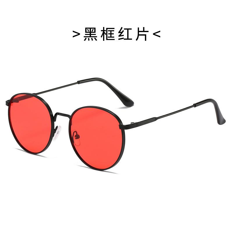 Retro High Quality Metal Round Sunglasses Women Luxury Brand Designer Small Frame Alloy Glasses Men Classic Mujer