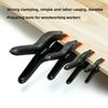 Quick-Release Plastic Spring Clamps - 2.4-Inch A-Shape Carpentry Clamps with Heavy-Duty Welded Fastening & Photo Attachments