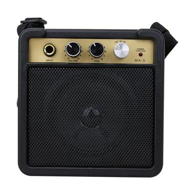 Mini Guitar Amplifier 5W Low-power Consumption Acoustic Guitar Amplifier with Back Clip Musical Instrument Accessories