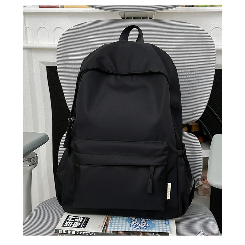 High-value Nylon Backpack for Female Students, Large-capacity College Style, Simple and Versatile Schoolbag, Ultra-lightweight New Model