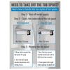 B97A-2-Pack Universal Tub Spout Diverter Repair Kit, Leak-Proof Bathtub Faucets Repair Replacement Parts