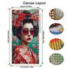 Diamond Painting New Collection Japanese Kimono Women Diy Full Rhinestone Embroidery Woman and Dragon Mosaic Cross Stitch Kits Wall Decor