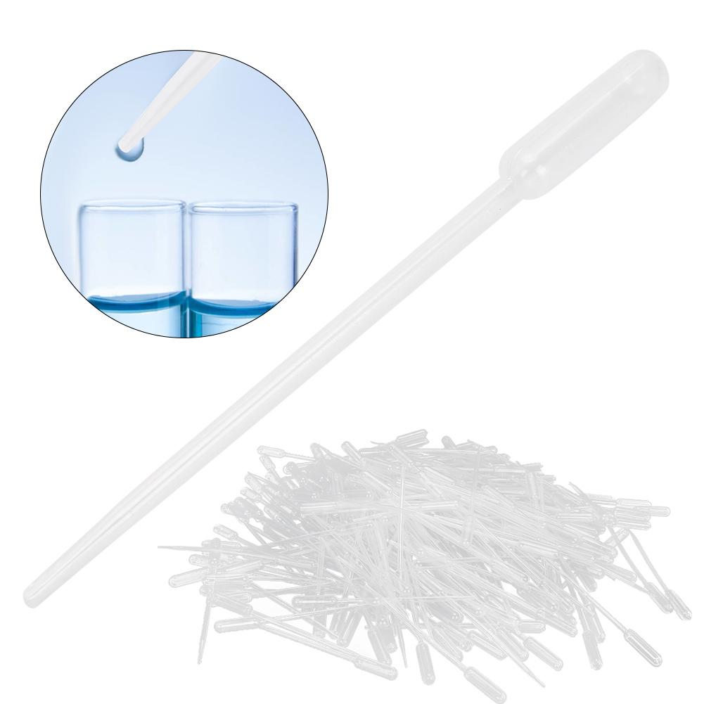500pcs Disposable Plastic Transfer Pipettes Graduated Eye Dropper Makeup Packaging Tool