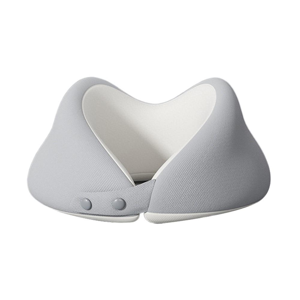 Slow Rebound U-Shaped Neck Pillow Machine-Washable Cover Soft Material Travel Neck Pillow Portable Design With EVA case