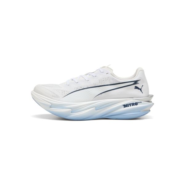 Puma Scarpe da Corsa Deviate Nitro Elite 4 2E Larghe Comode Traspiranti Resistenti Reattive Donna Sneakers Bianco 312128-09