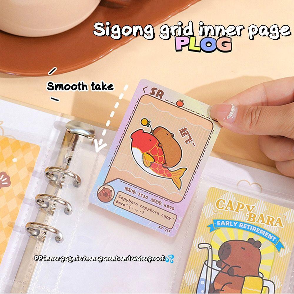 3-Inch Capybara Photo Album Cute Postcard Card Album  for Polaroid Photo Picture