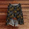Long Sleeve Shirts For Women Print Graphic Tees Blouses Casual Plus Size Basic Tops Pullover