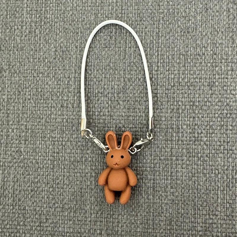 

Suitable for 17cm Cute Cartoon Dollhouse Accessories Miniature Decoration Plush Doll Mini Rabbit Model Pendant Toy