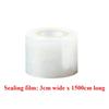 1pc 3cmx1500cm  Leak-Proof Stretchable Wine/Liquor Bottle Seal - Anti-Evaporation, Anti-Aging White Film for Secure Storage