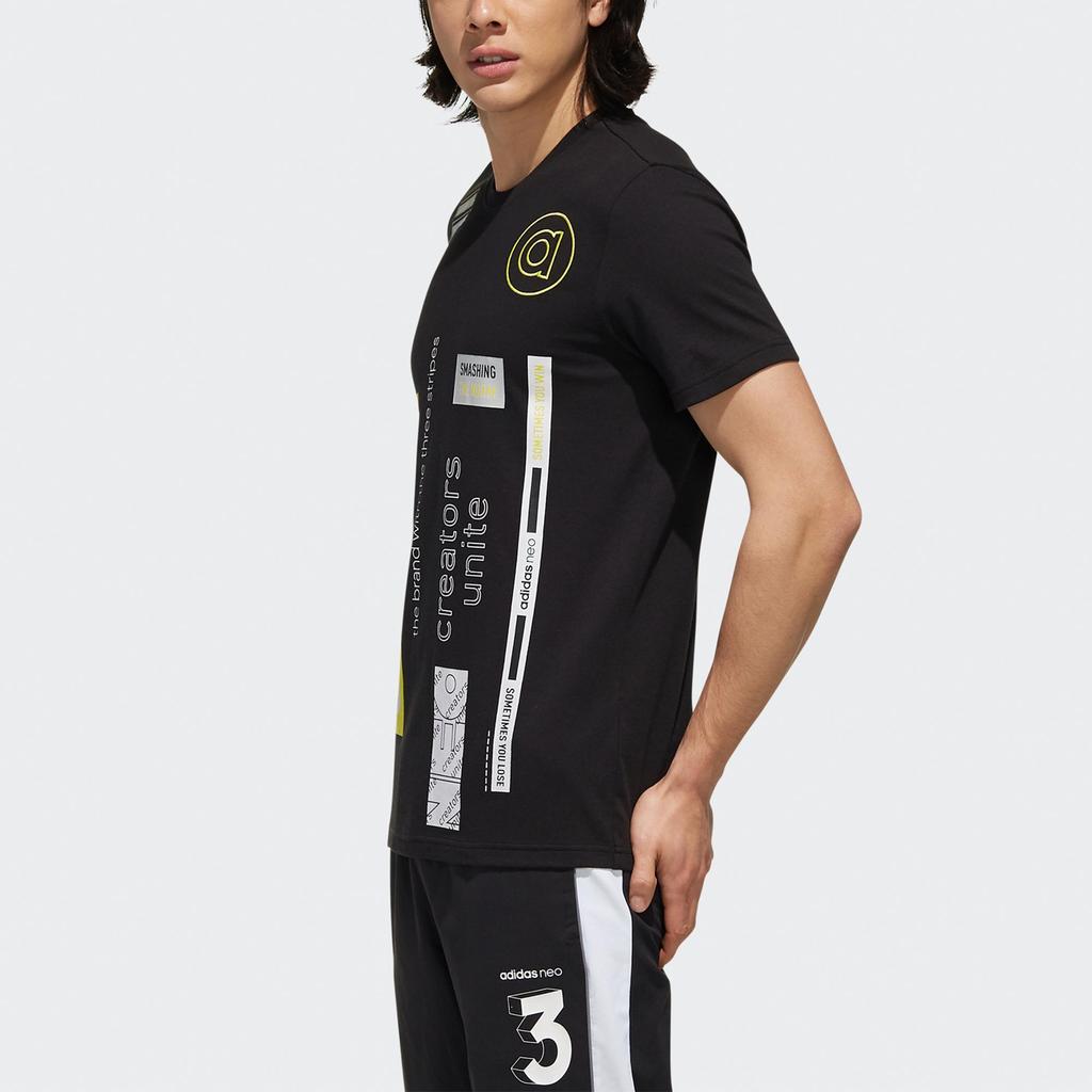 adidas neo M CS Bth SS Tee Black EJ7075