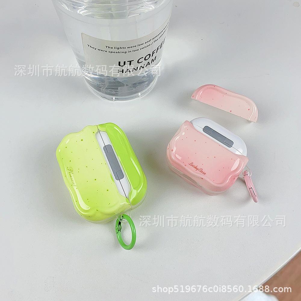 Cute ice cream pink green AirPods pro1 protective case apple AirPods 1 generation bluetooth headset case pro1