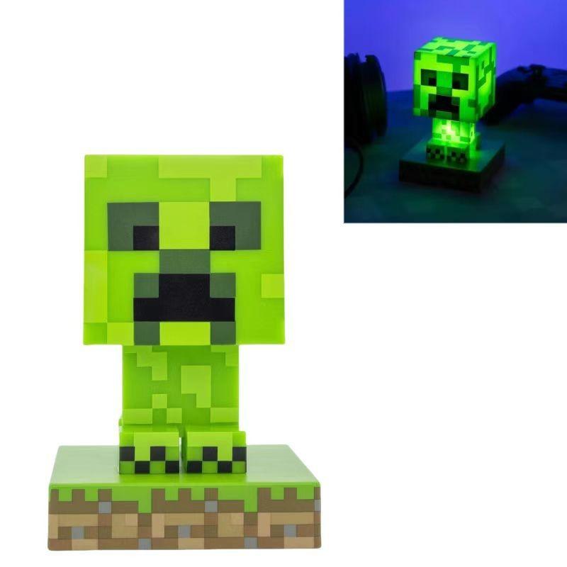Minecraft 3d Character Night Light With Led Glow For Kids Bedroom Decor