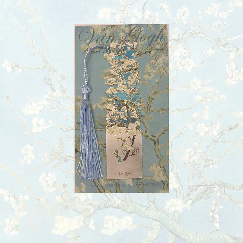 Estetyczny klips do książek Malowanie kwiatowe Metalowa zakładka Puste metalowe akcesoria do książek Znak do czytania dla uczniów Artykuły piśmiennicze Prezenty