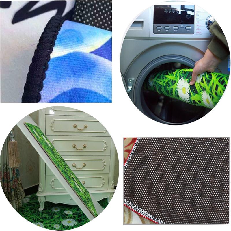 3D Long Corridor Carpets Anti-Skid Floor Mat for Hallway Living Room Home Decoration Hotel Lobby Rug