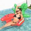 New Water Inflatable Pineapple Floating Bed Adult Floating Bed Thickened Pvc Convenient Recliner With Backrest Floating Swimming Ring Quality