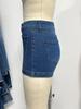 European & American Women's Classic Washed Stretch Denim Shorts - Comfortable, In Stock, Hot Selling 2026 Style