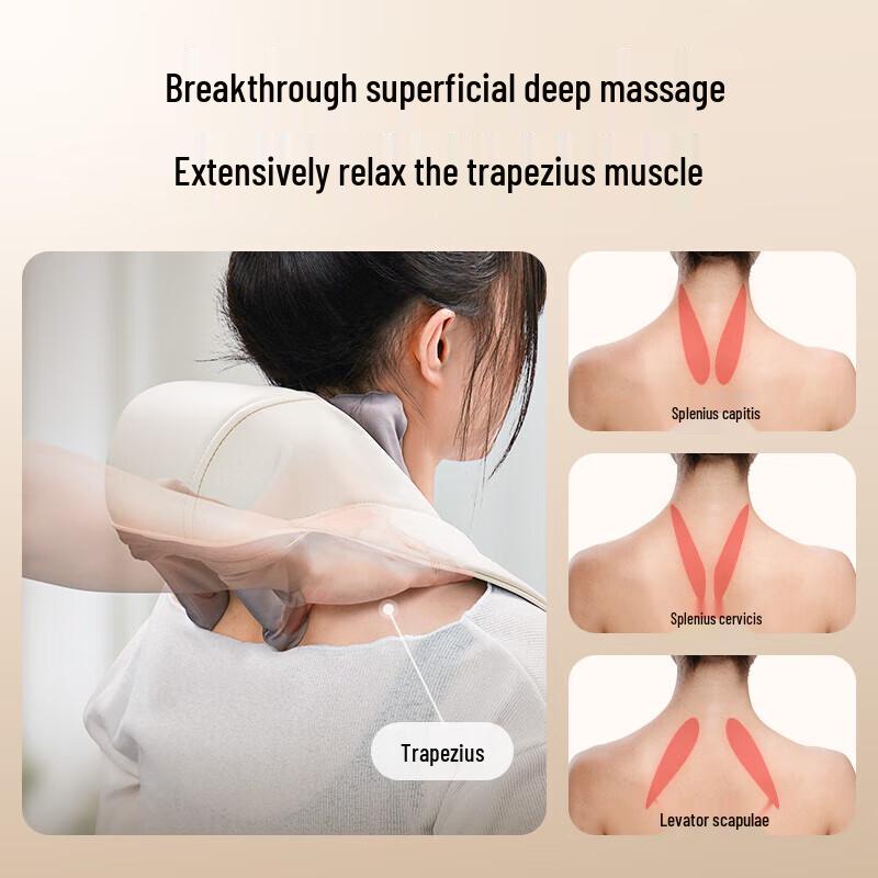Wo Le Shoulder & Neck Massager with Heat Therapy