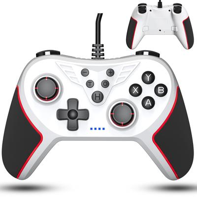 Elnicec Switch Controller Wired with Back Buttons New Switch Controller Macro Function Turbo Function HD Vibration Ergonomic USB Connection Cable