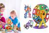 Magnetic blocks 130 pieces for children creative educational fun