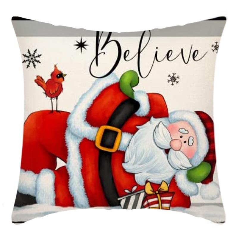 New Christmas Pillowcases Christmas Sofa Living Room Pillowcases Pillowcase Combination Pillowcases