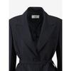 Cc Collect Stripe Belted Tailored Jacket  C261msf004 