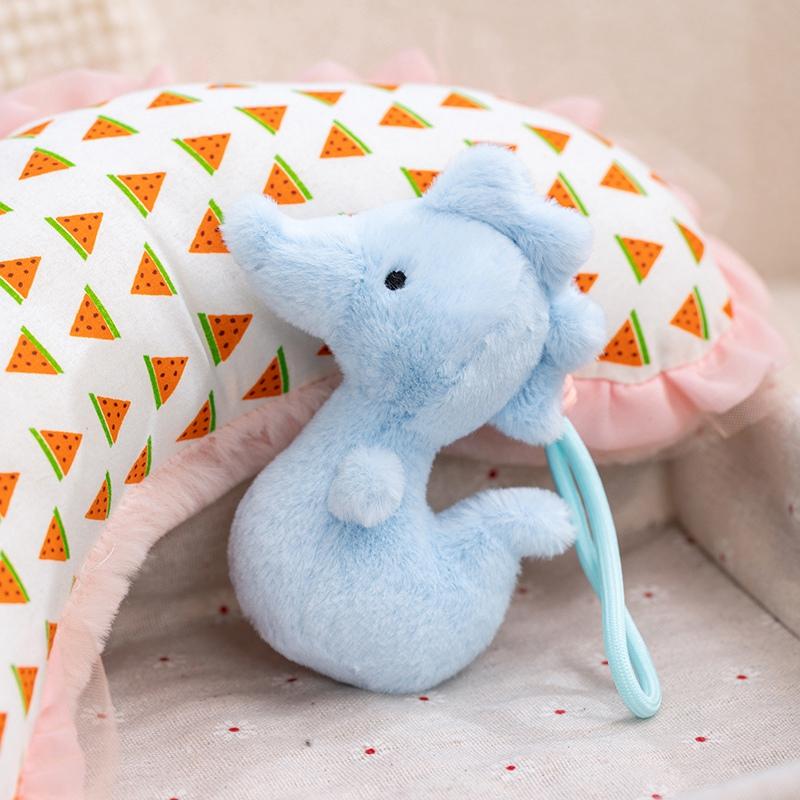 Marine Life Series Plush Doll Pendant - Stuffed Toys Octopus Crab Turtle Seahorse Clam Oyster Lobster Educational Gift for Kids