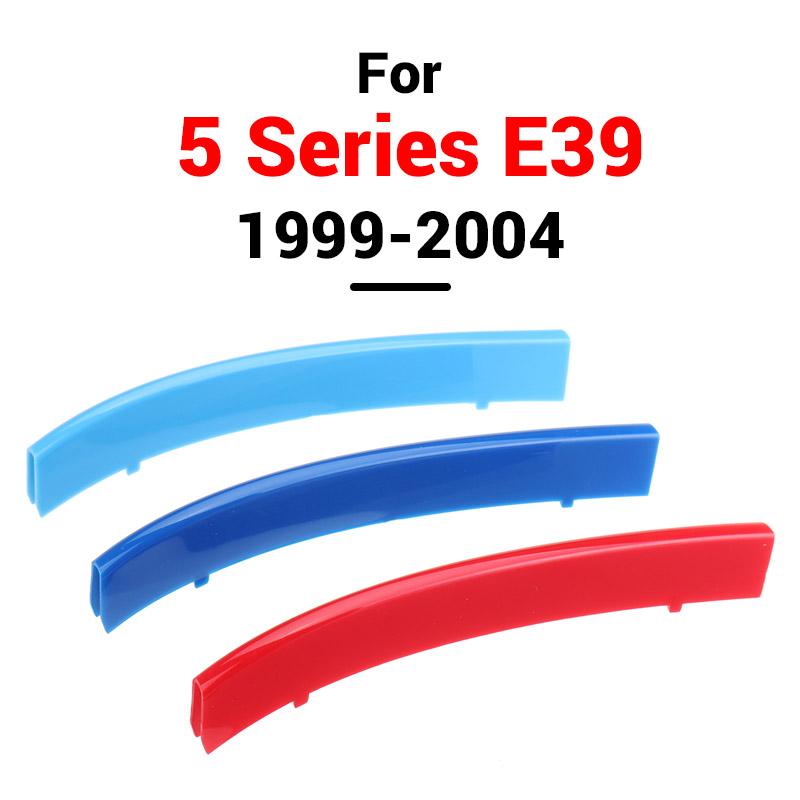 ZYCJNB Racing Kidney Grill per m Color Grille Copertura Clip Trim Decoration ABS Decorazione BMW 3-Series E46 per Coupé 2 Door 2003 2004 2005 2006 Adesivi 3D