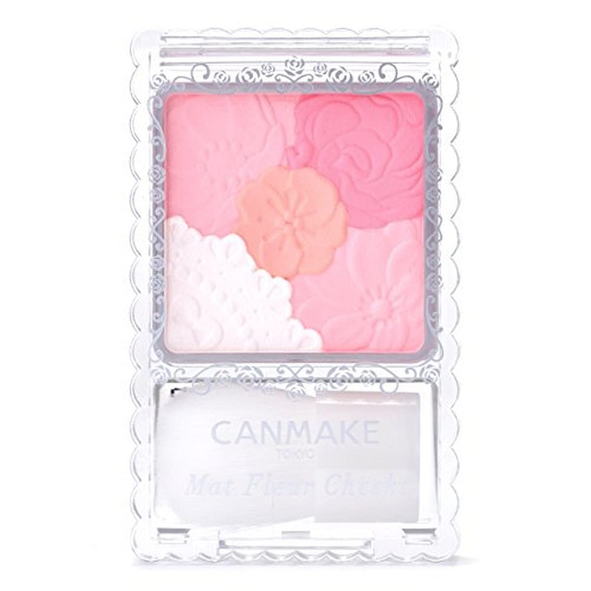 Canmake Matte Fleur Cheeks 01 Матовый абрикос 6г