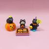 2025 Halloween Pumpkin Miniature Night light Cat Scene Props Decoration Luminous Resin Small Ornament Trendy Play Creative Gift