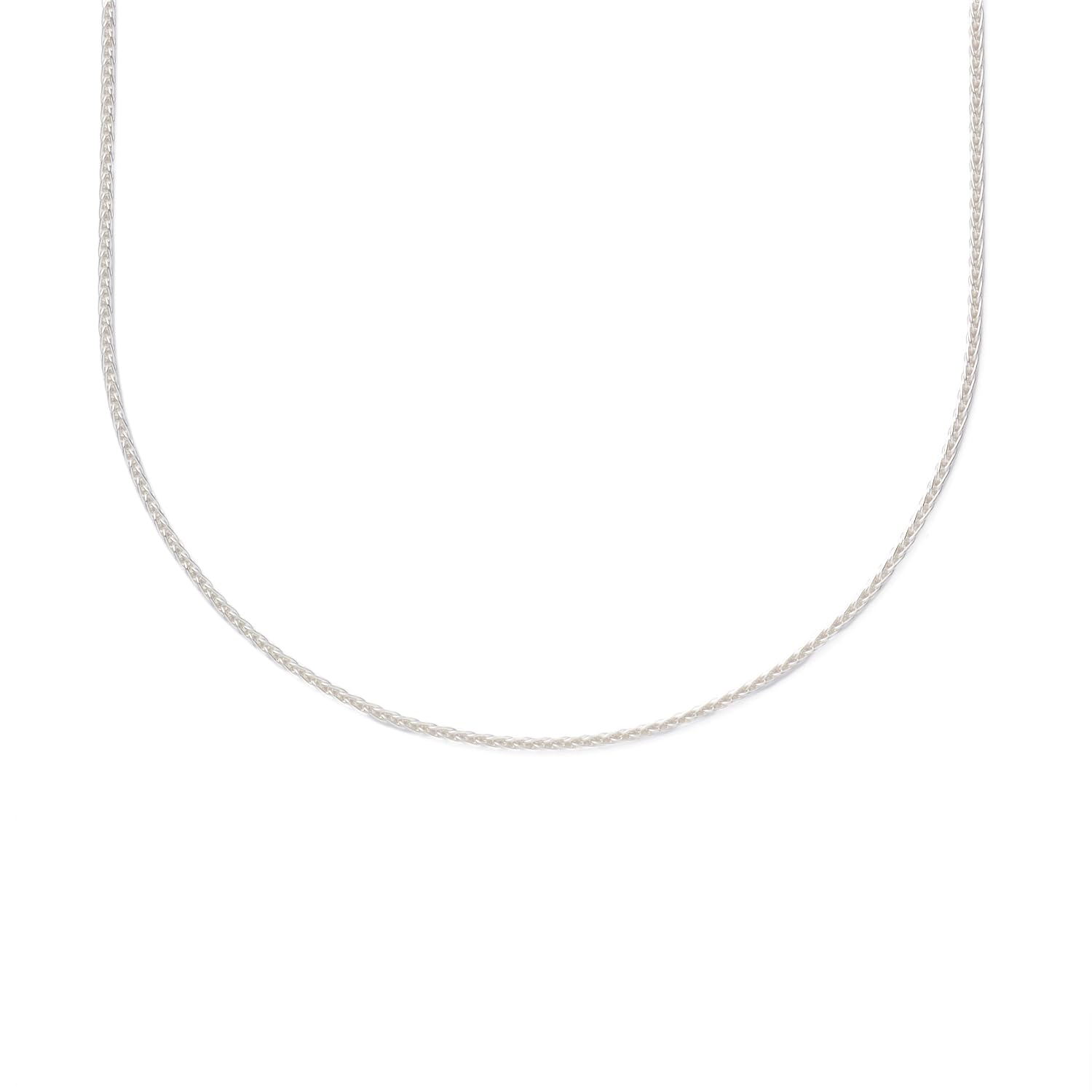 

Silver necklace chain [Agate] (70cm) 1024211621101999 срібний