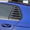 For VW Volkswagen Golf 8 MK8  - 2025 Rear Window Triangle Shutter Panel Cover Trim Carbon Fiber / Black Exterior Accessories