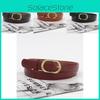 Leather Belt Vintage Women Versatile Decorative Waistband Casual Strap Jeans