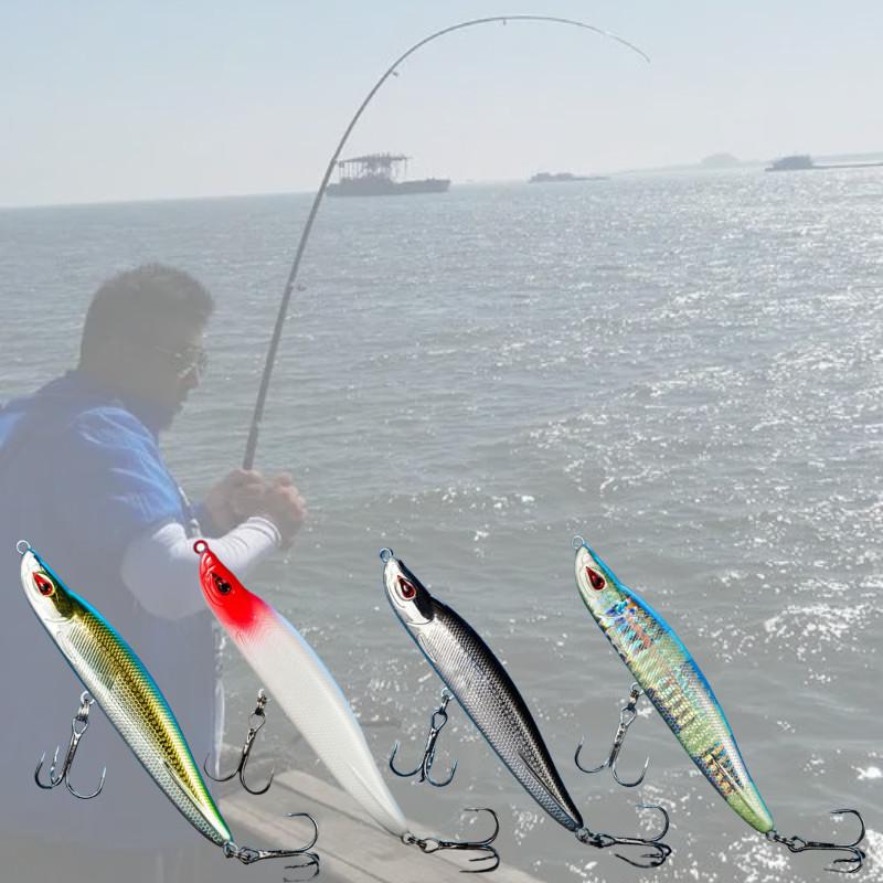 Lure Premium Quality  Artificial Bait Double Hook Design Essential For Fishing