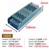 Power Supply Adapter DC 12V/24V 60W 100W 200W 300W 400W Lighting Transformer 5A 12A Ultra thin LED Strip Switch Driver Lamp