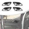 4x Carbon Fiber Door Handle Bowl Cover Trim For Chevy Suburban +/Tahoe +