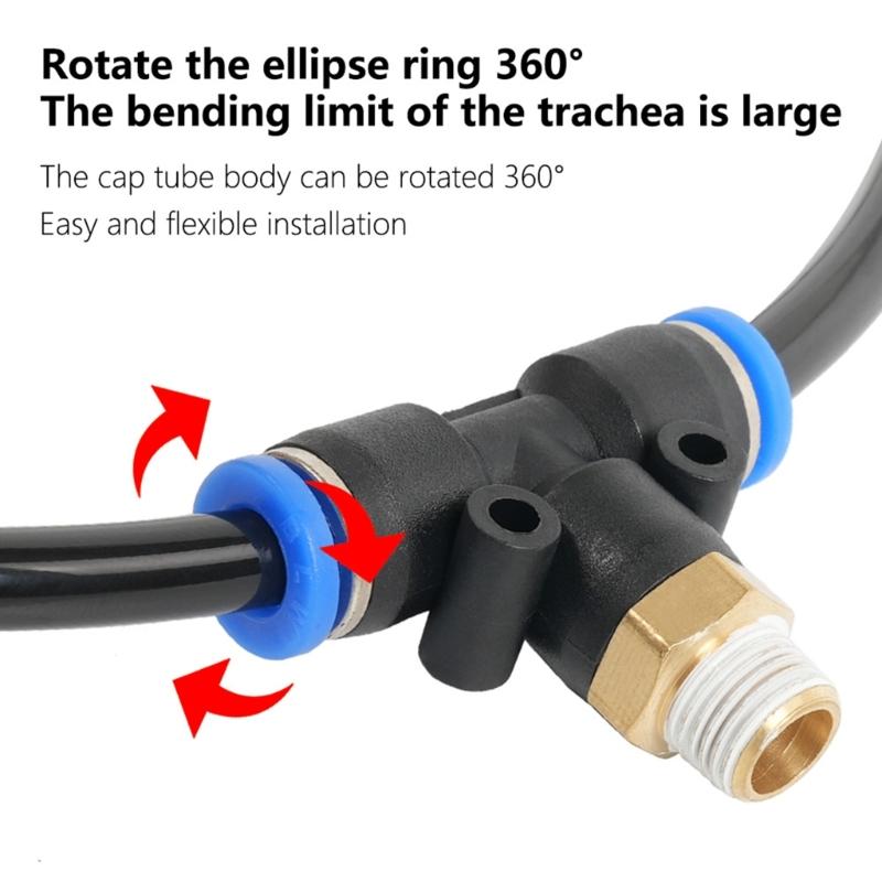 Automotive Push Lock Vacuum Connector Fitting Kit For Turbos Wastegate, Solenoid